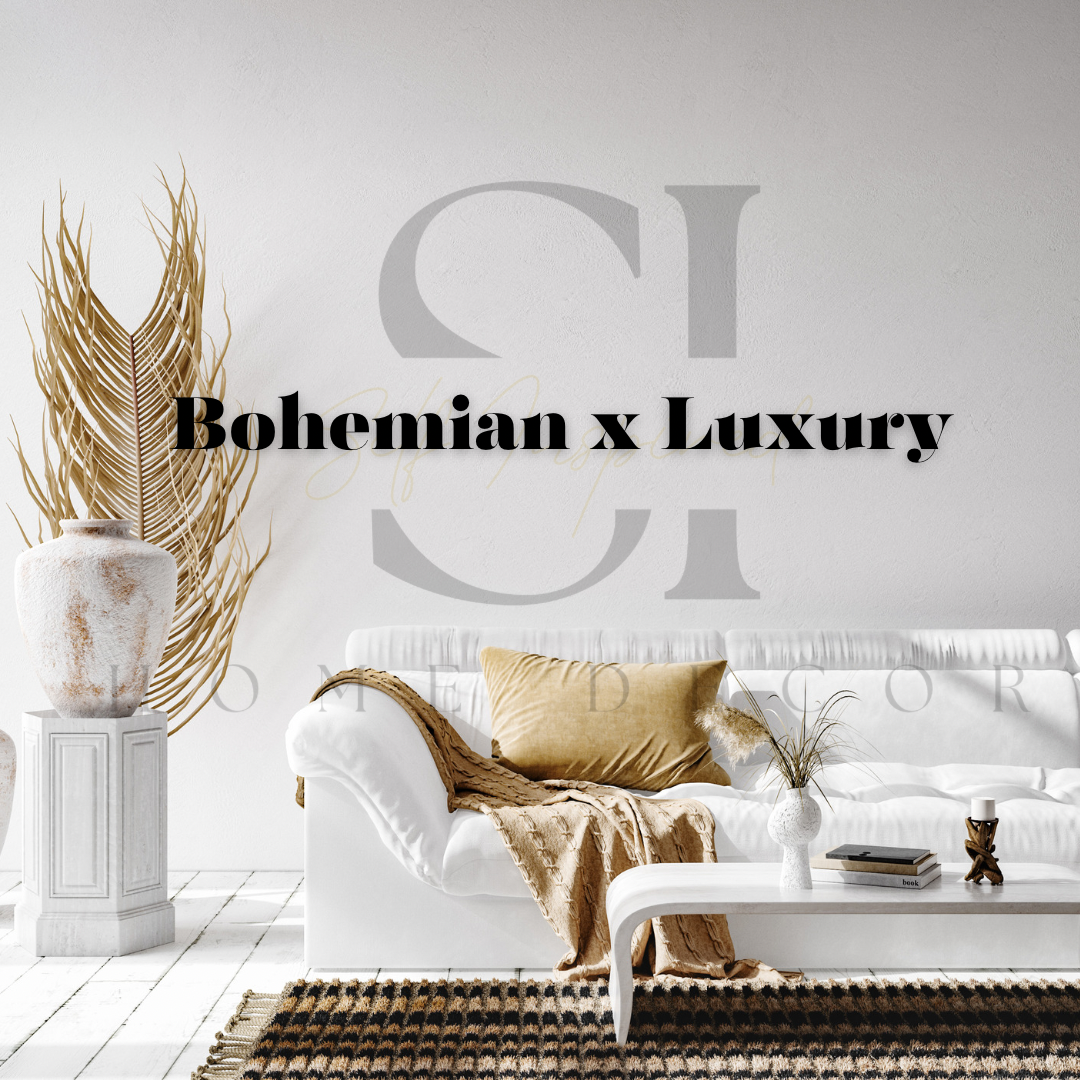 Bohemian + Luxe Decor