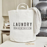 Large Canvas Tote - Laundry