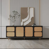 Evora Rattan Credenza