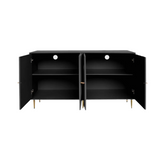 Luxe Black Arch-Detail Sideboard