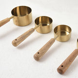 Modern Gold Measuring Cups