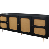 Evora Rattan Credenza