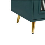 Modern Emerald Stand & Storage