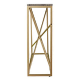 Argentine & Gold Framed Table