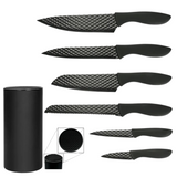 Noir Diamond-cut Cutlery Set