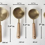 Modern Gold Measuring Cups